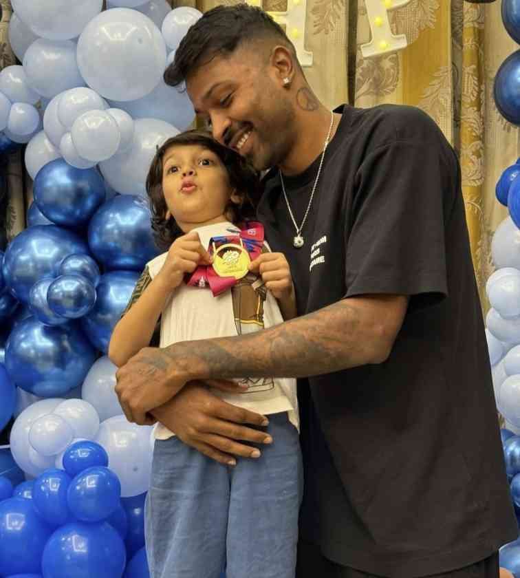 hardik pandya Son