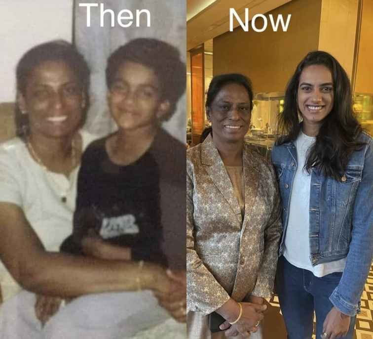 pv sindhu mother